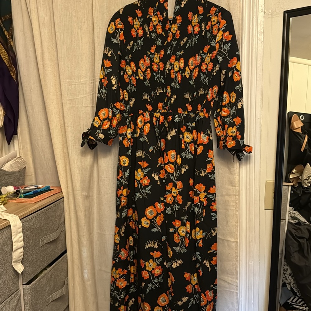 Whistles 100% cotton midi dress - Picture 8 of 10